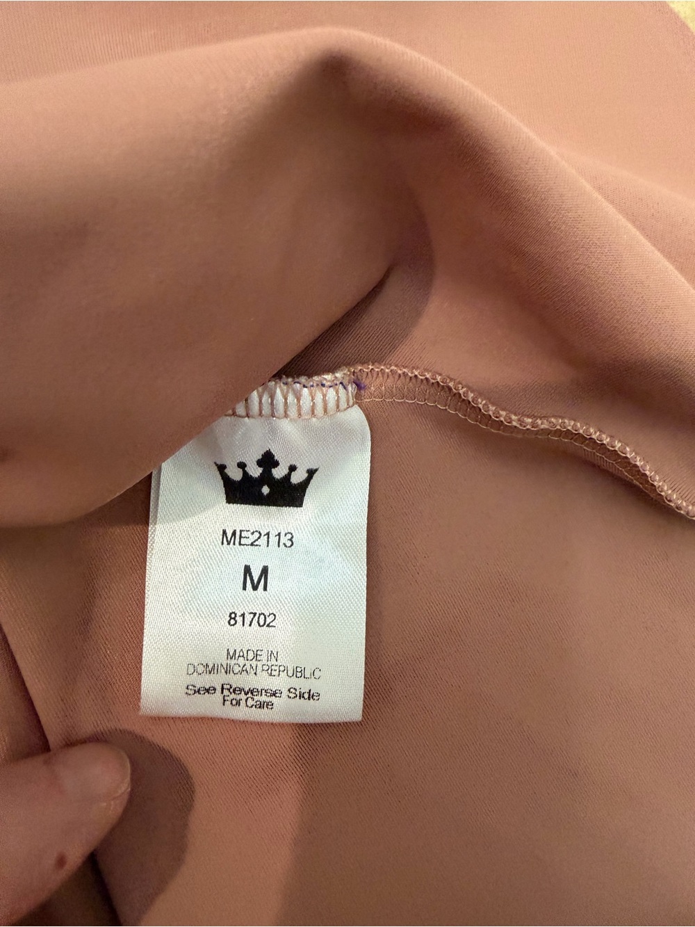 Mariia Dancewear ME2113 Dusty Rose Pull-On Ballet Wrap Skirt/Mini Youth Medium - Picture 4 of 6